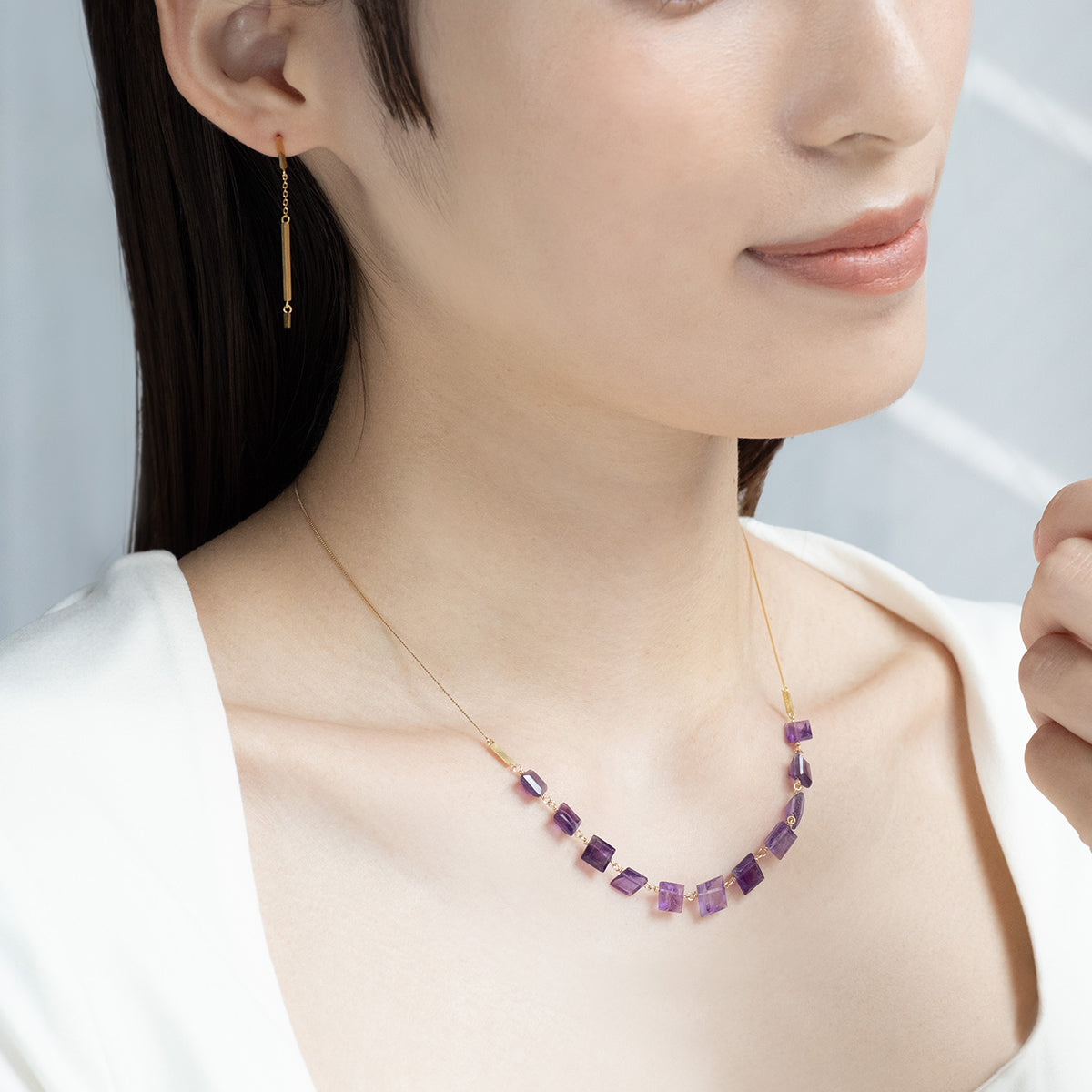 Signature ロングピアスシングル – primacara