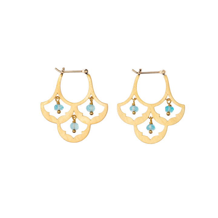 luxe　パターンピアス アパタイト