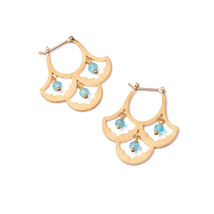 luxe　パターンピアス アパタイト