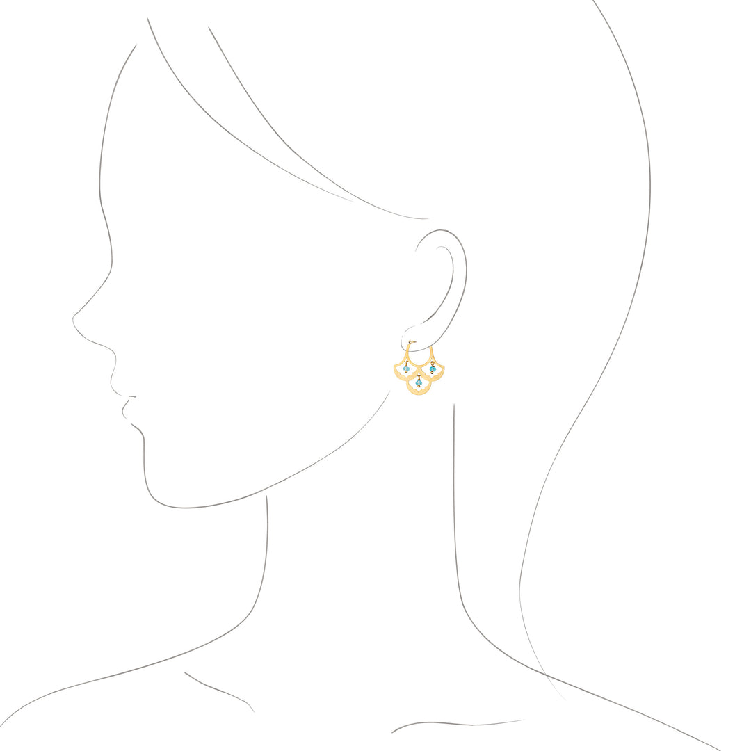 luxe　パターンピアス アパタイト