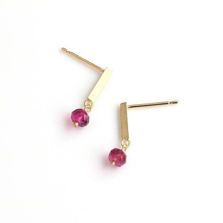 Signature ピアス ルビー