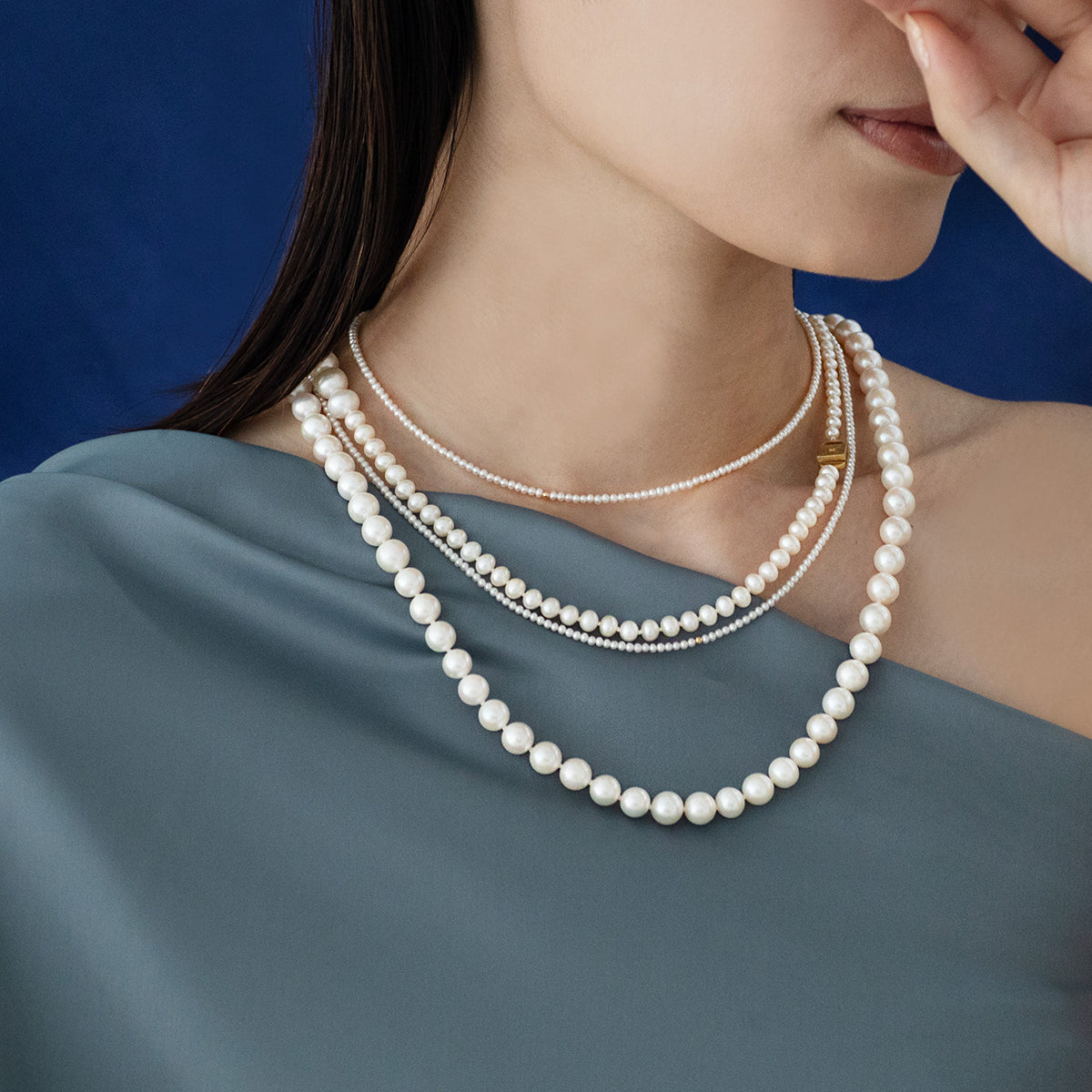 luxe Essence ショートネックレス ベビーパール – primacara