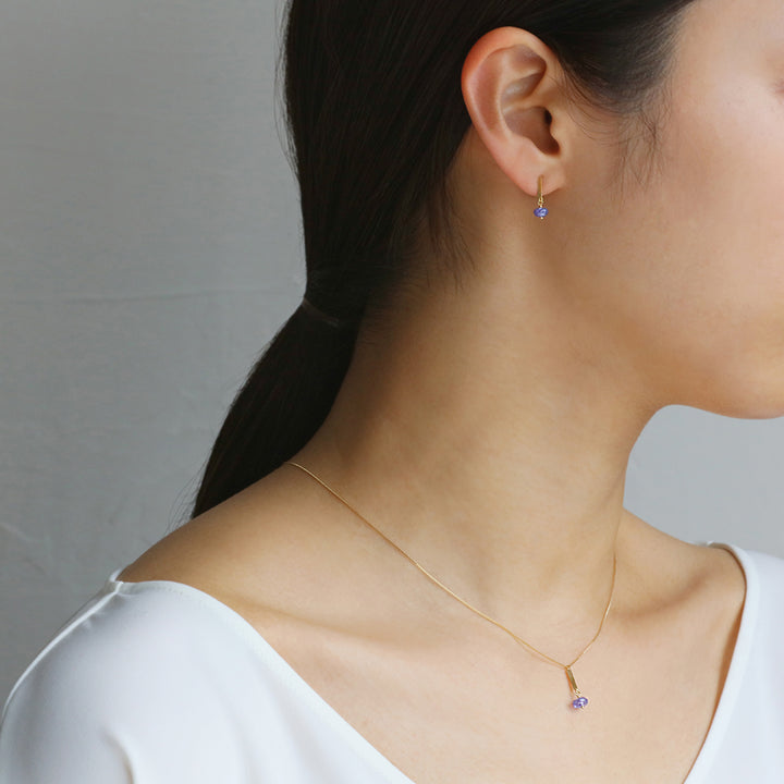 Signature ピアス タンザナイト