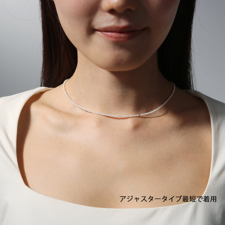 luxe Essence ショートネックレス ベビーパール